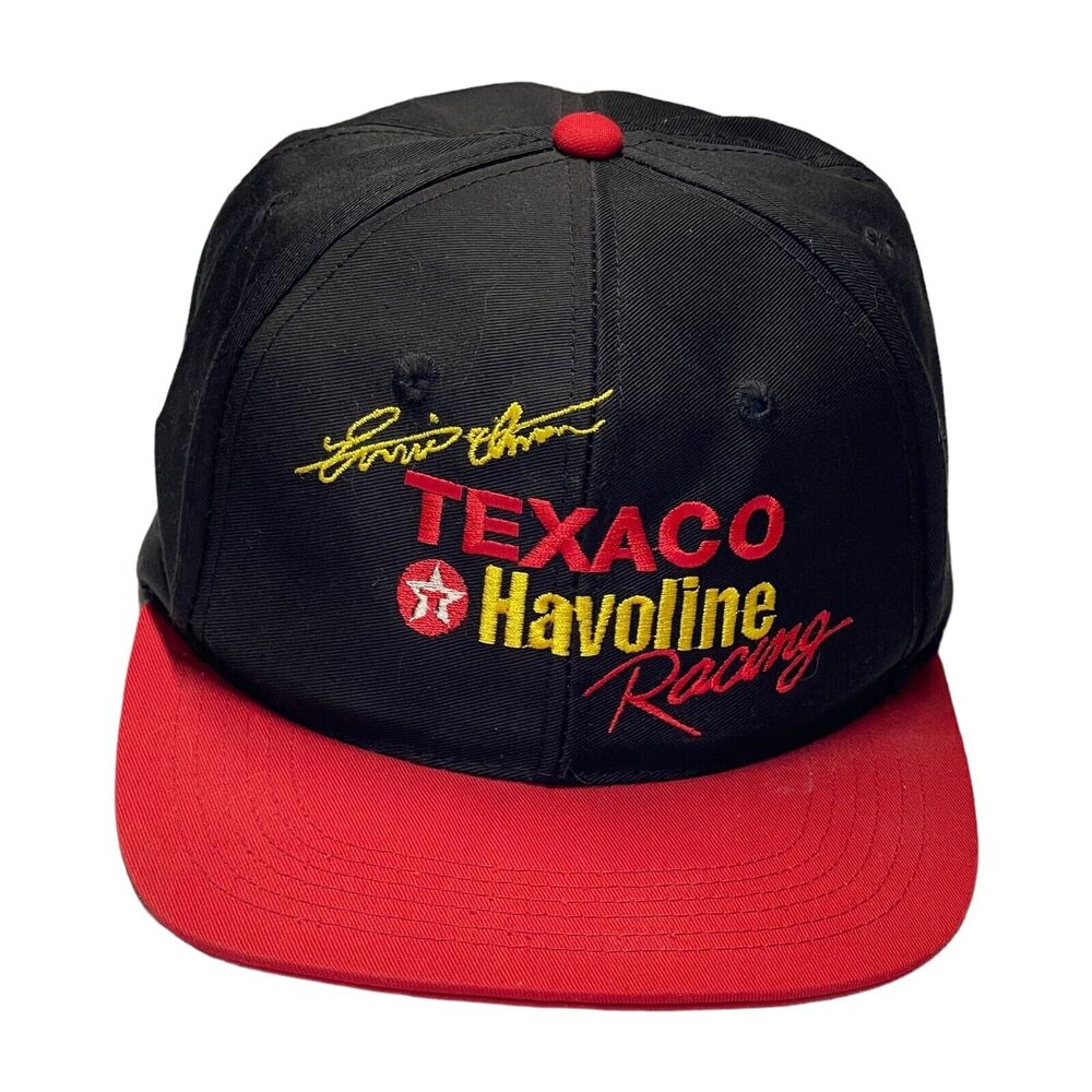Vintage Ernie Irvan Black Red Texaco Havoline Racing #28 Nascar Snapback Hat